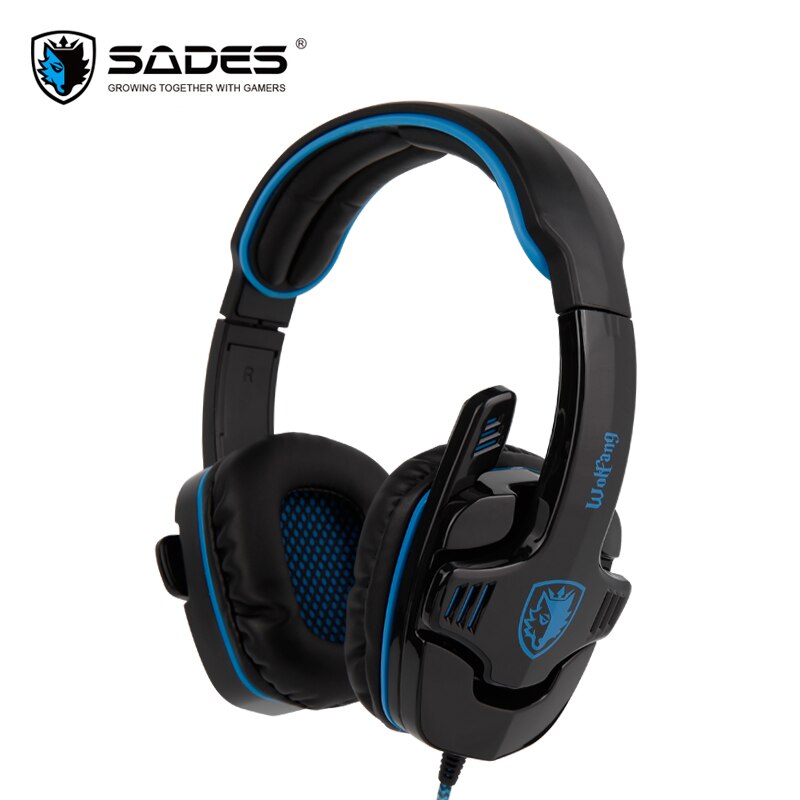 SADES WOLFANG Headset Gamer 7.1 Surround Noise Cancelling Gaming Headset Headphones With Microphone SA901 for Laptop PC: Default Title