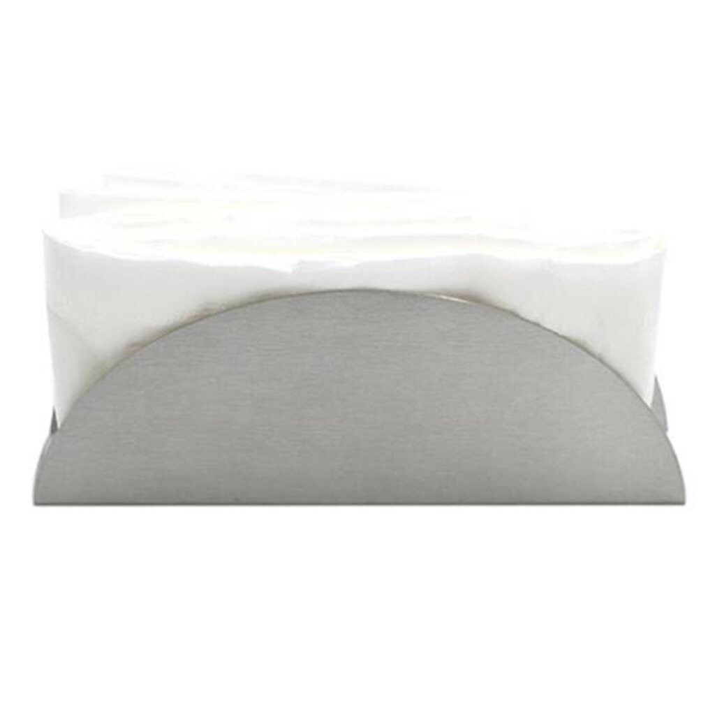 Porte-serviettes en tissu en forme d'éventail en acier inoxydable