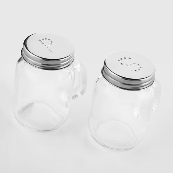Uhu uil zout en peperstrooier set keramiek handwerk geschenk