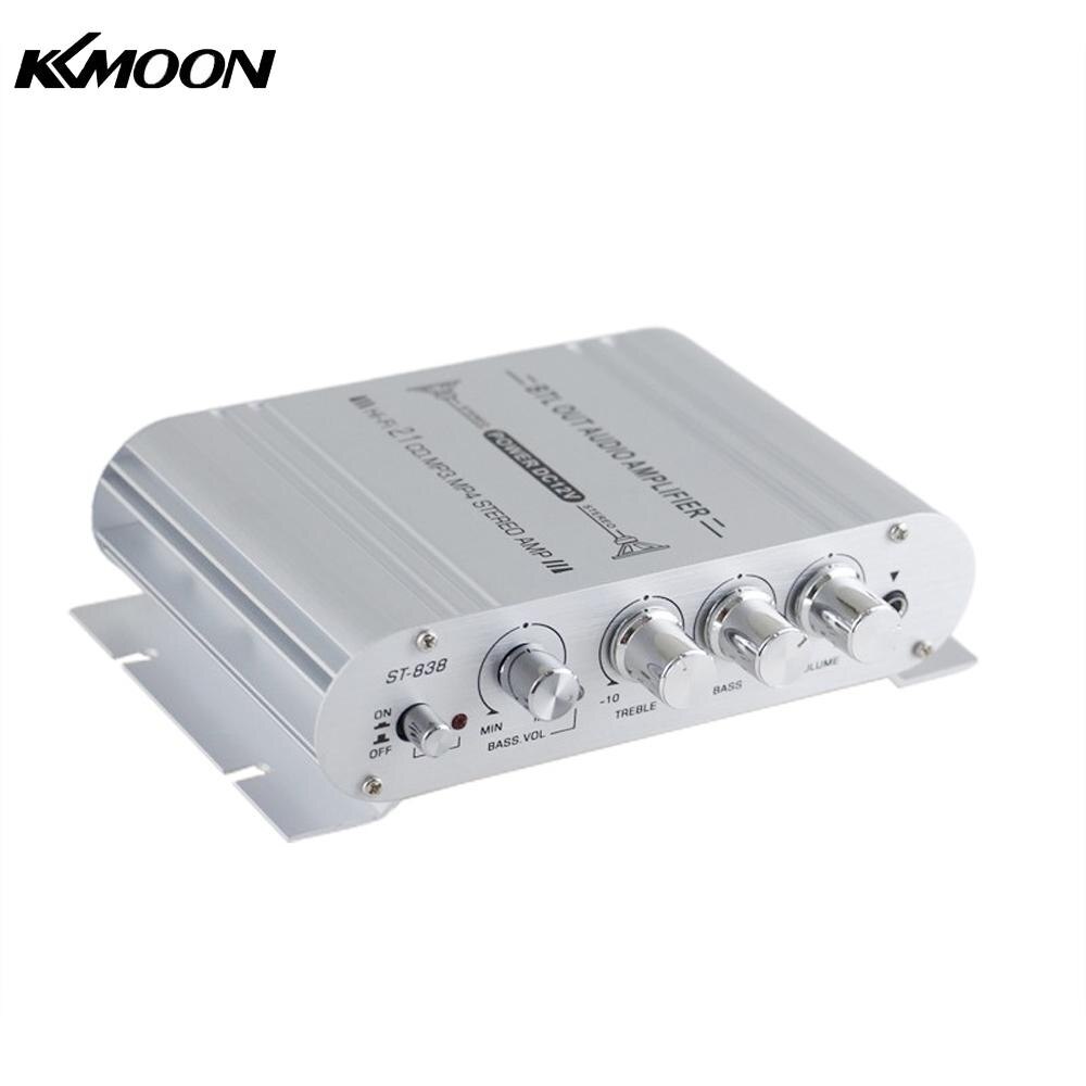 Mini Digital Hi-Fi Power Amplifier 2.1CH Subwoofer Stereo Audio Player Car Motorcycle Home Power Amplifier
