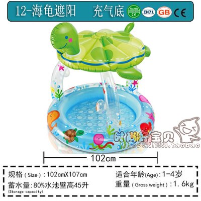Inflatable Swimming Pool Infant Swimming Pool Bathtub Sand Basin Ocean Ball Pool: Silver