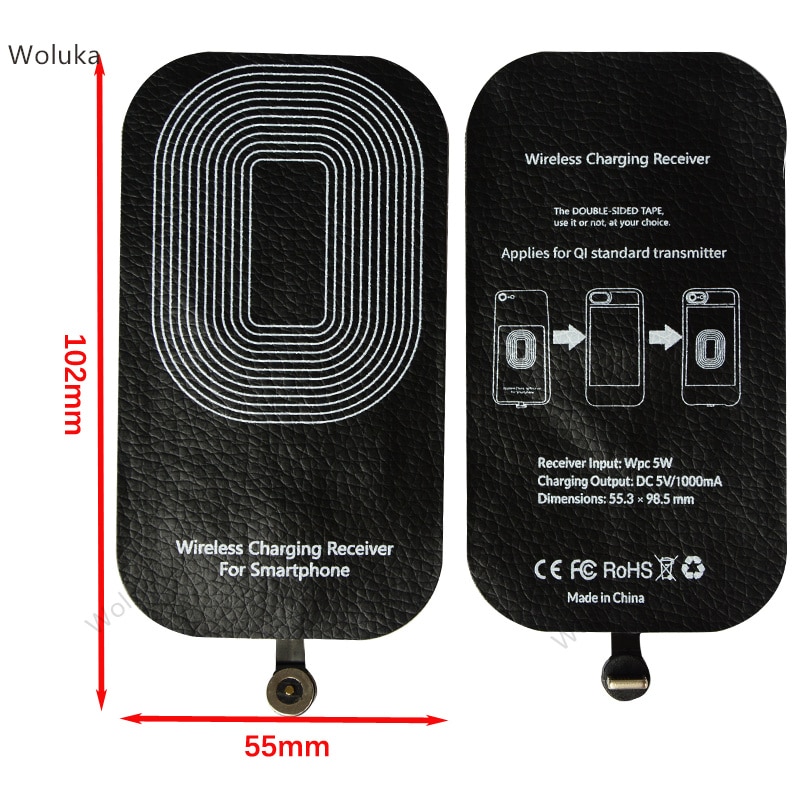 Dual-mode wireless charging receiver patch dual-use magnetic suction wired wireless CD50 Q02