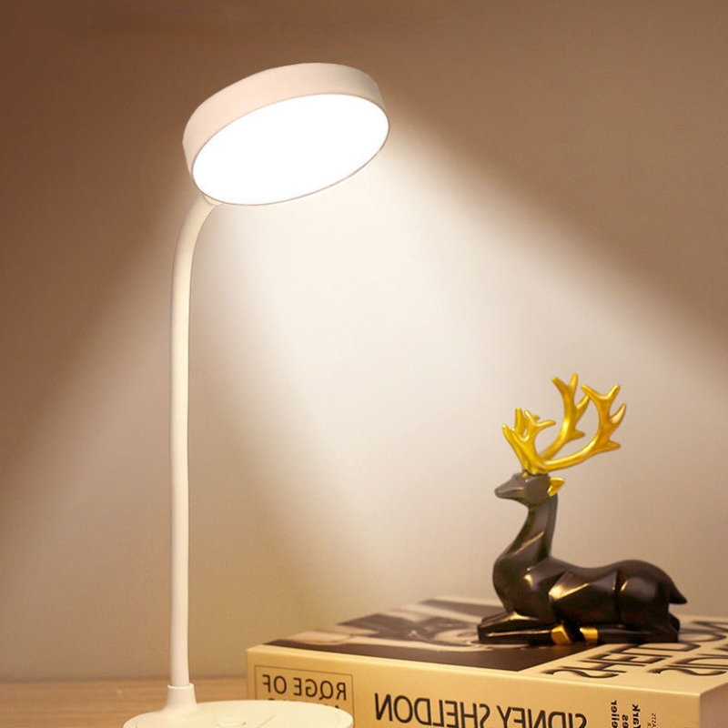 3LED-oogbeschermingsmodi Bureaulamp Oplaadbaar Opvouwbaar Creatief Slaapkamer Nachtkastje Bureau Lezen Nachtlampje Tafellamp