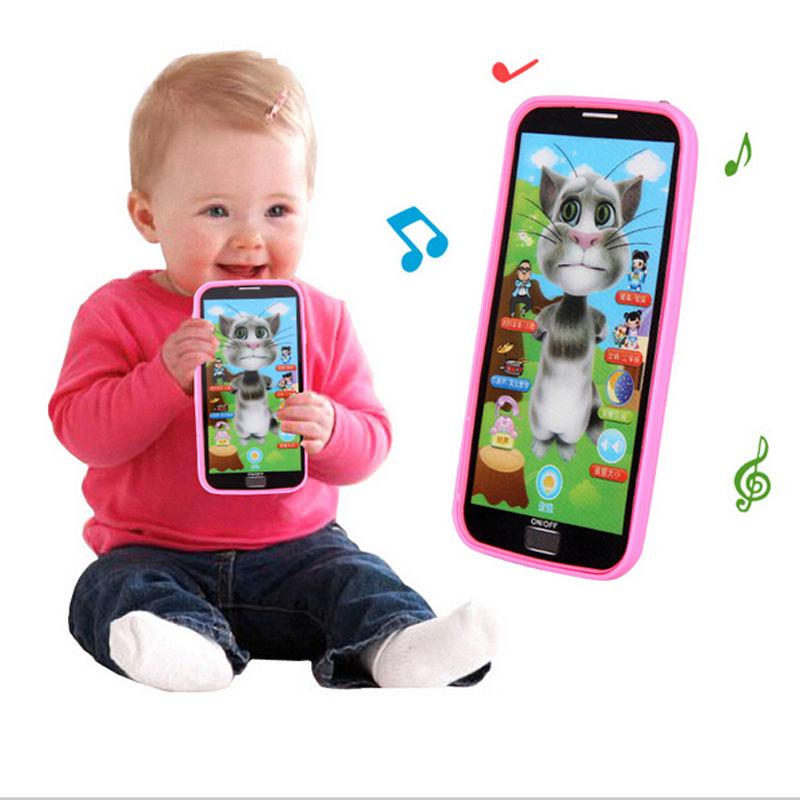 Baby Educatief Telefoon Engels Leren Mobiele Telefoon Speelgoed Leren Simulator Z2F8 Speelgoed Muziek Screen Telefoon Voor Kinderen M9R7: Default Title