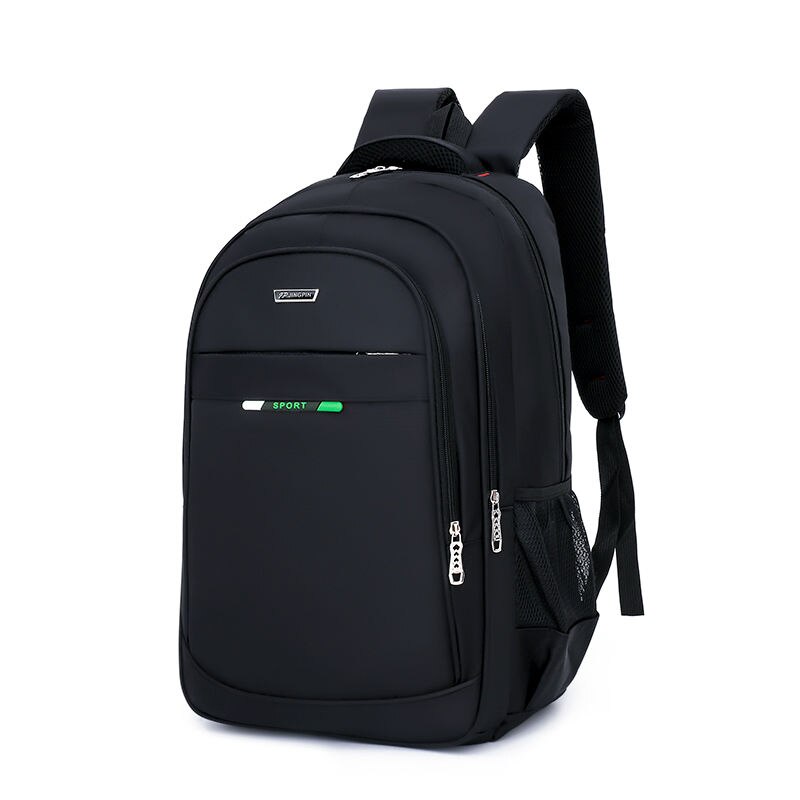 Men&#39;s Backpack Oxford Cloth Material British Leisure College Style Multi-functional Large Capacity: Green