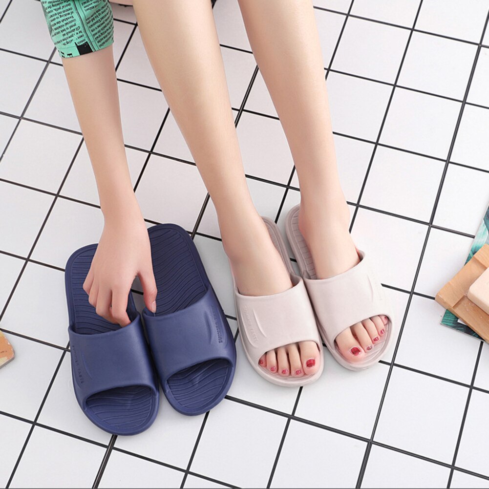 Home Household Slipper EVA Soft Anti-slip Slipper Flip Flops Summer Sandals Men Loafer Slides Bathroom Slipper