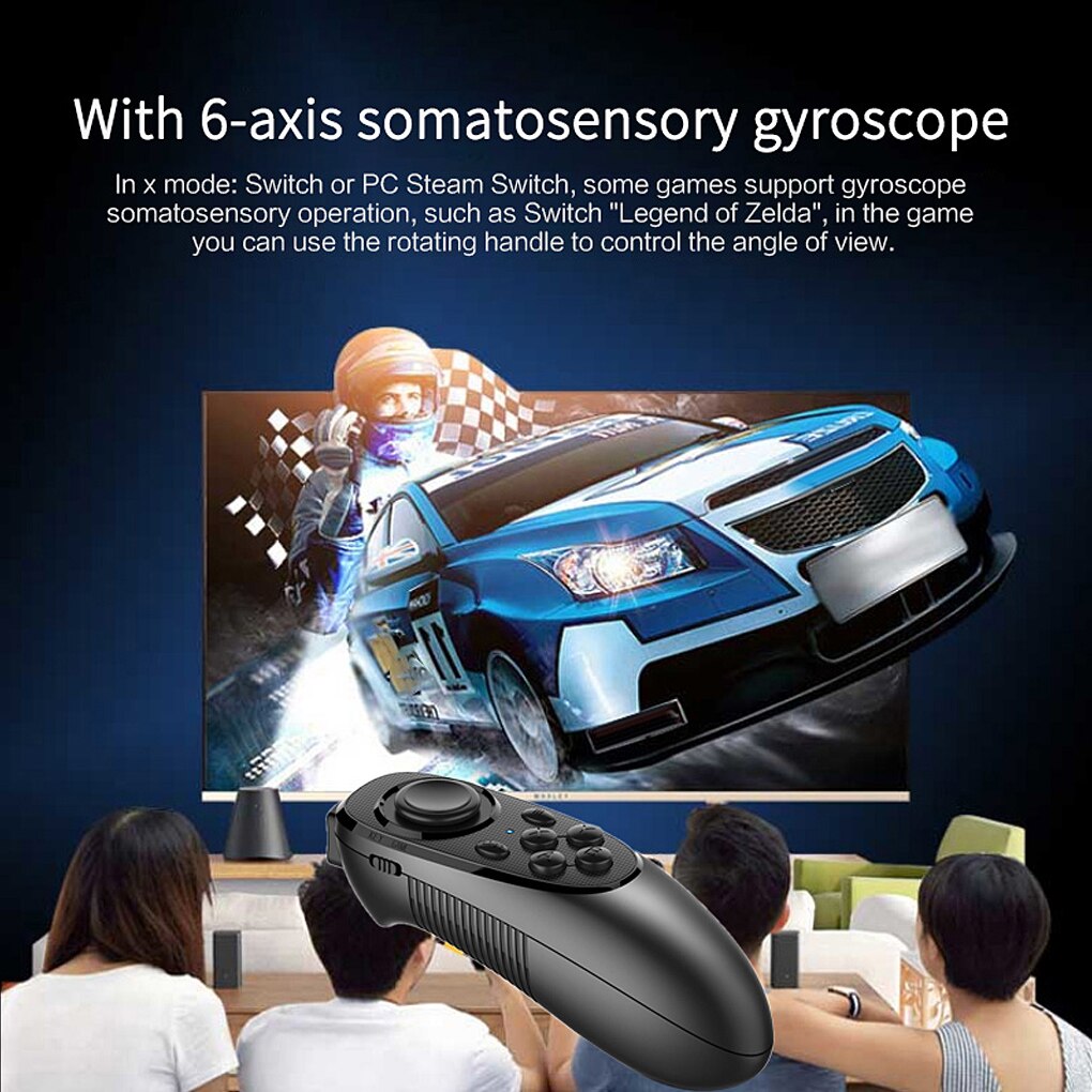 E-book Gamepad Wireless Bluetooth-compatible Game Handle Selfie Mouse Remote Control Portable Tablet PC Computer Controller