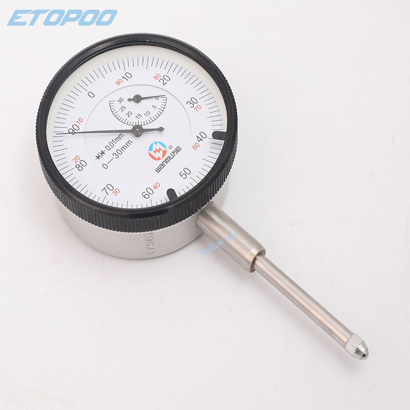 High precision Wanmu brand 0-10mm/0-30mm Dial Indicator Gauge Meter Precise Resolution 0.01mm Concentricity Test