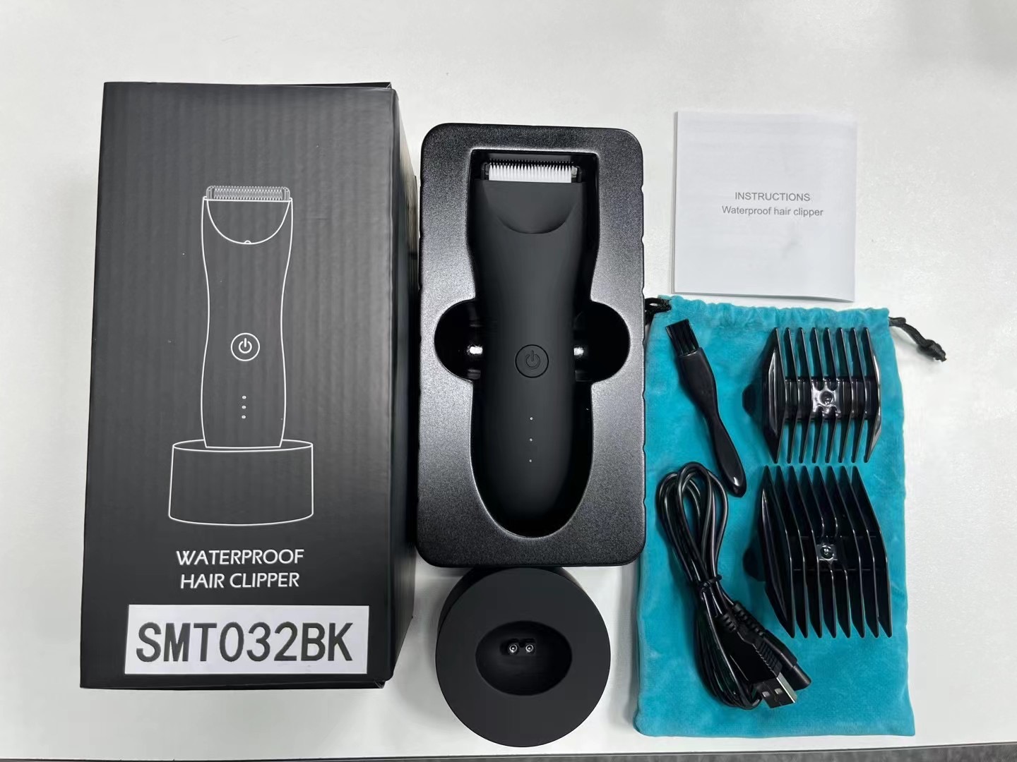 Cortadora de pelo para hombre, afeitadora de bolas, partes privadas sensibles, máquina de afeitar, lugar sexual, corte facial con Base de carga