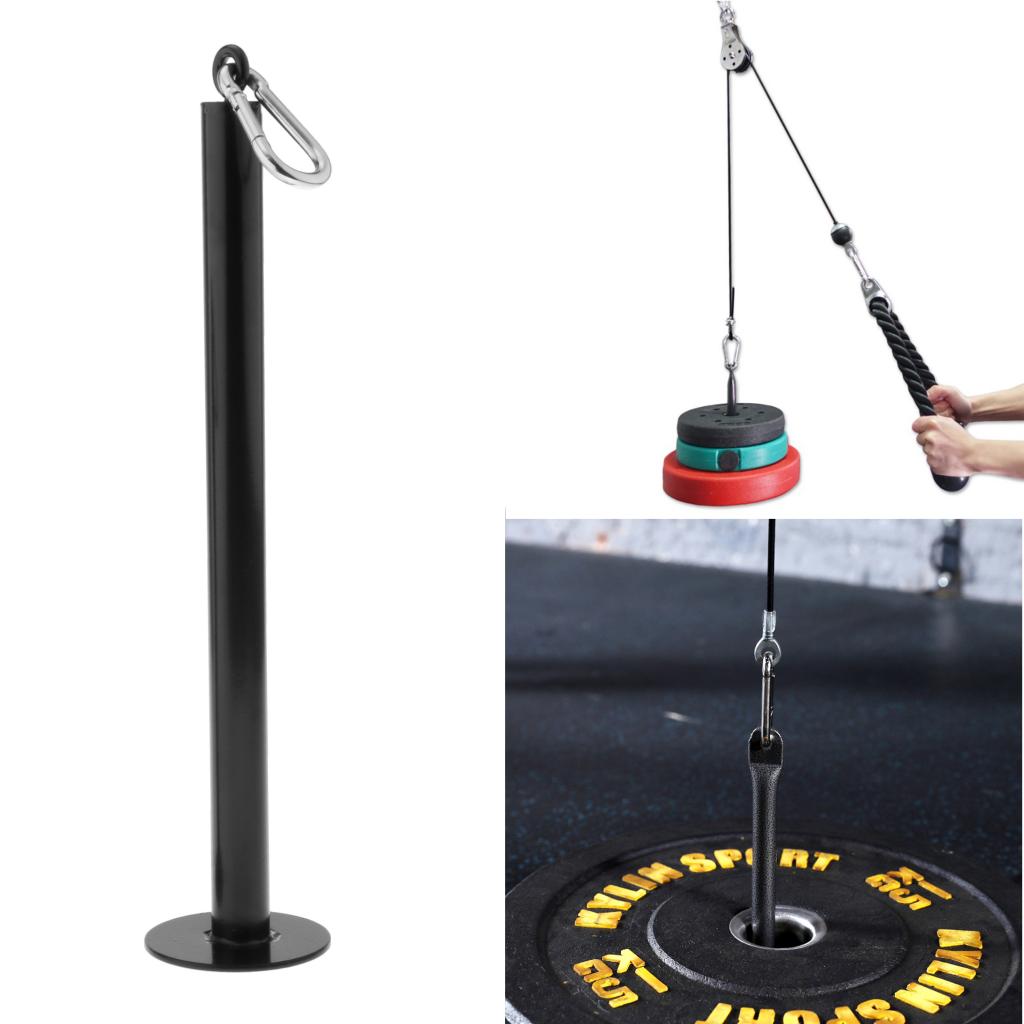 Weight Plate Loading Pin Holder Grip Strength Triceps Roller Weights Stand Rack