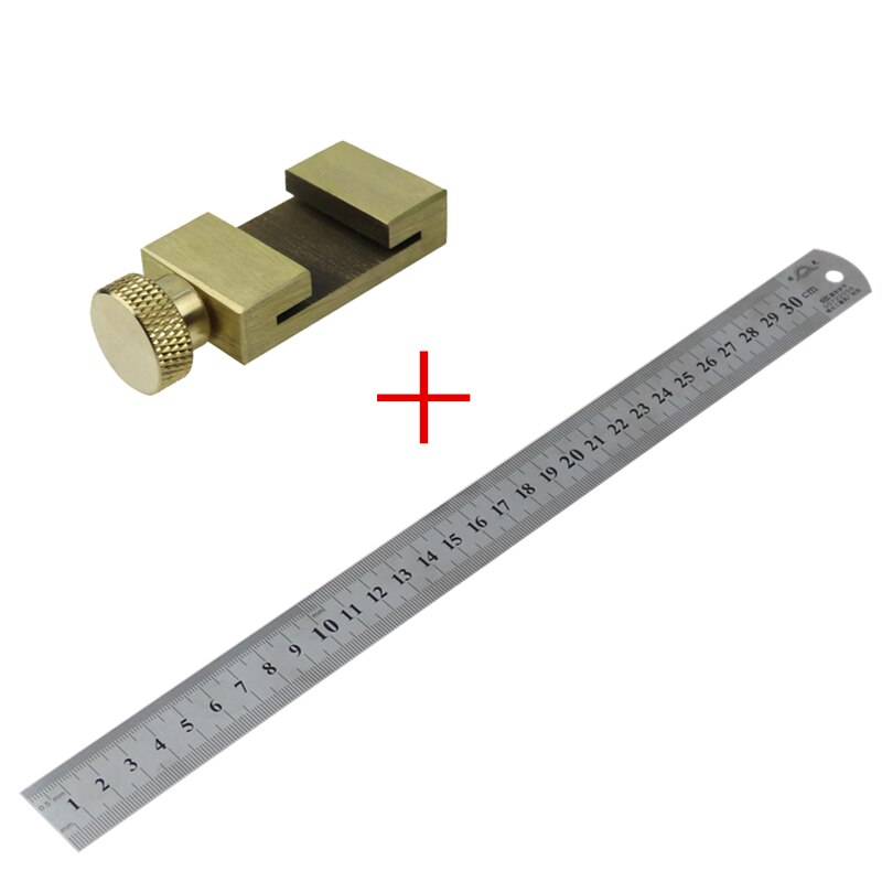 Angle line Scriber Ruler Positioning Block Steel Ruler Marking Gauge For Ruler Locator Scriber Woodworking Measuring Tools: Type-B