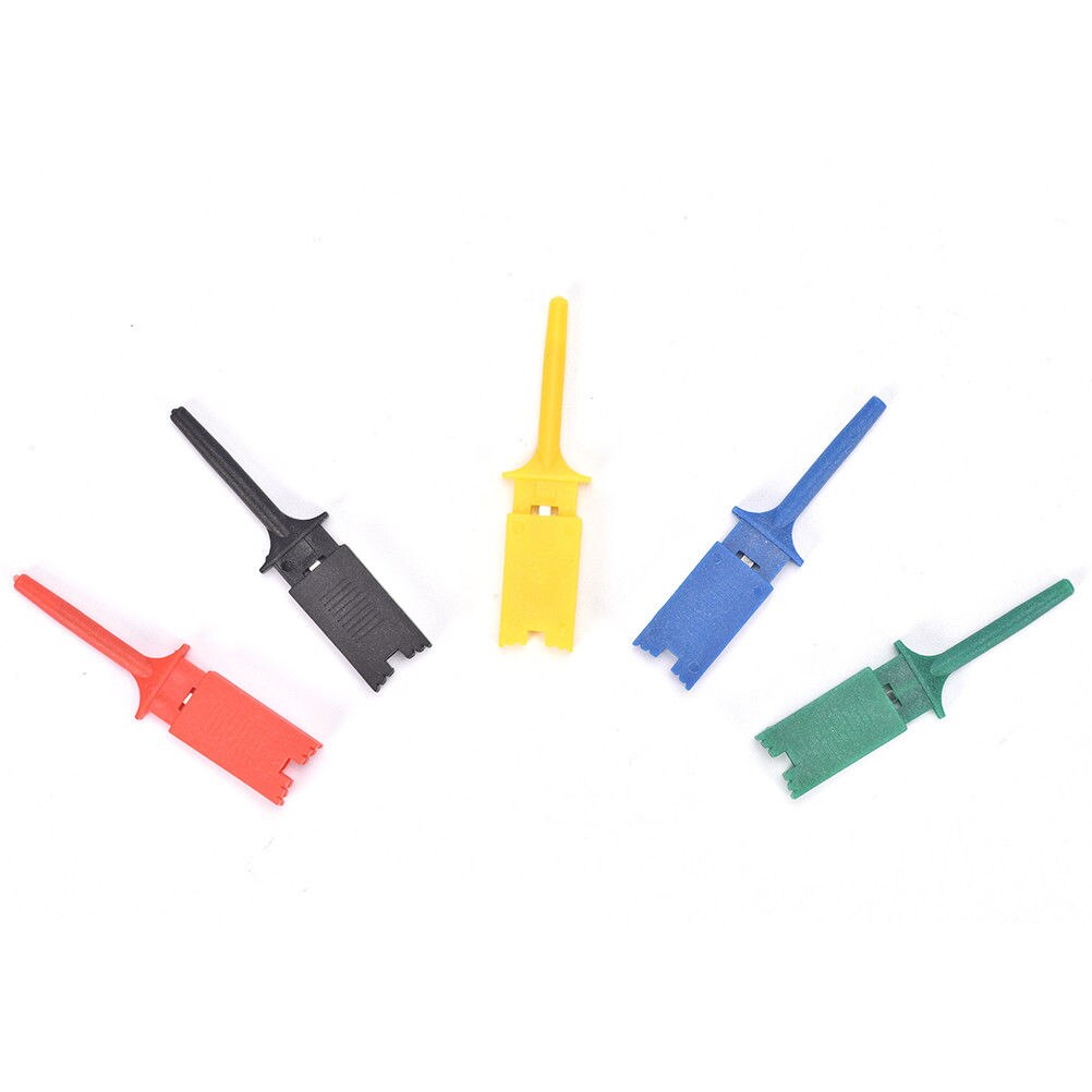 5pcs Colorful Test Hooks Clips For Logic Analyzers Logic Test Clip
