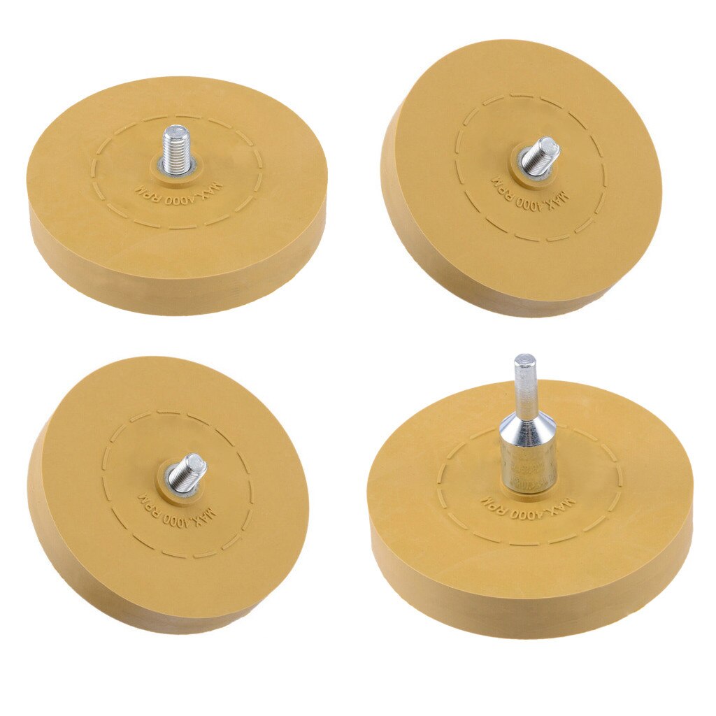 Rubber Eraser Wheel 3.5 Inch 88mm Decal Car Glue Adhesive Sticker Removal Pinstripe Sticker Decal Remover Repair Paint Tool #45