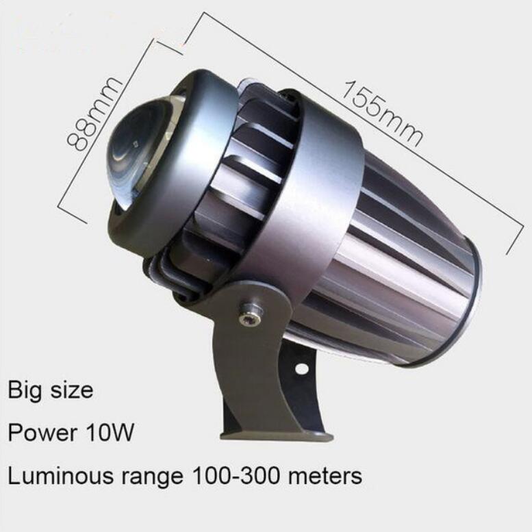 Outdoor LED Spotlight Waterproof IP65 Wall Lamp Narrow Beam Angle LED Floodlight 3W 10W Spot Lamp Long Distance Wall Washer Lamp