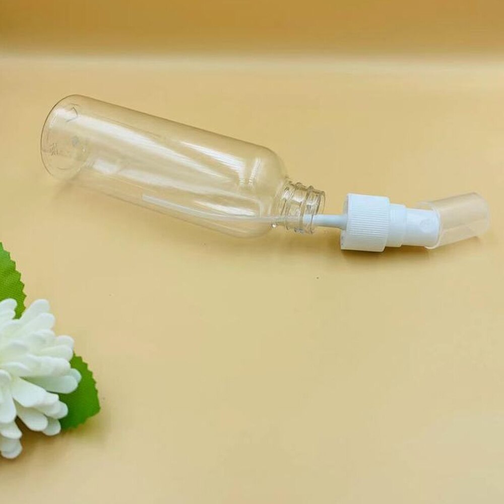 10-100ml bärbara genomskinliga tomma alkoholspray påfyllningsbar mini parfymflaska kosmetisk vätskebehållare plast atomizer pump