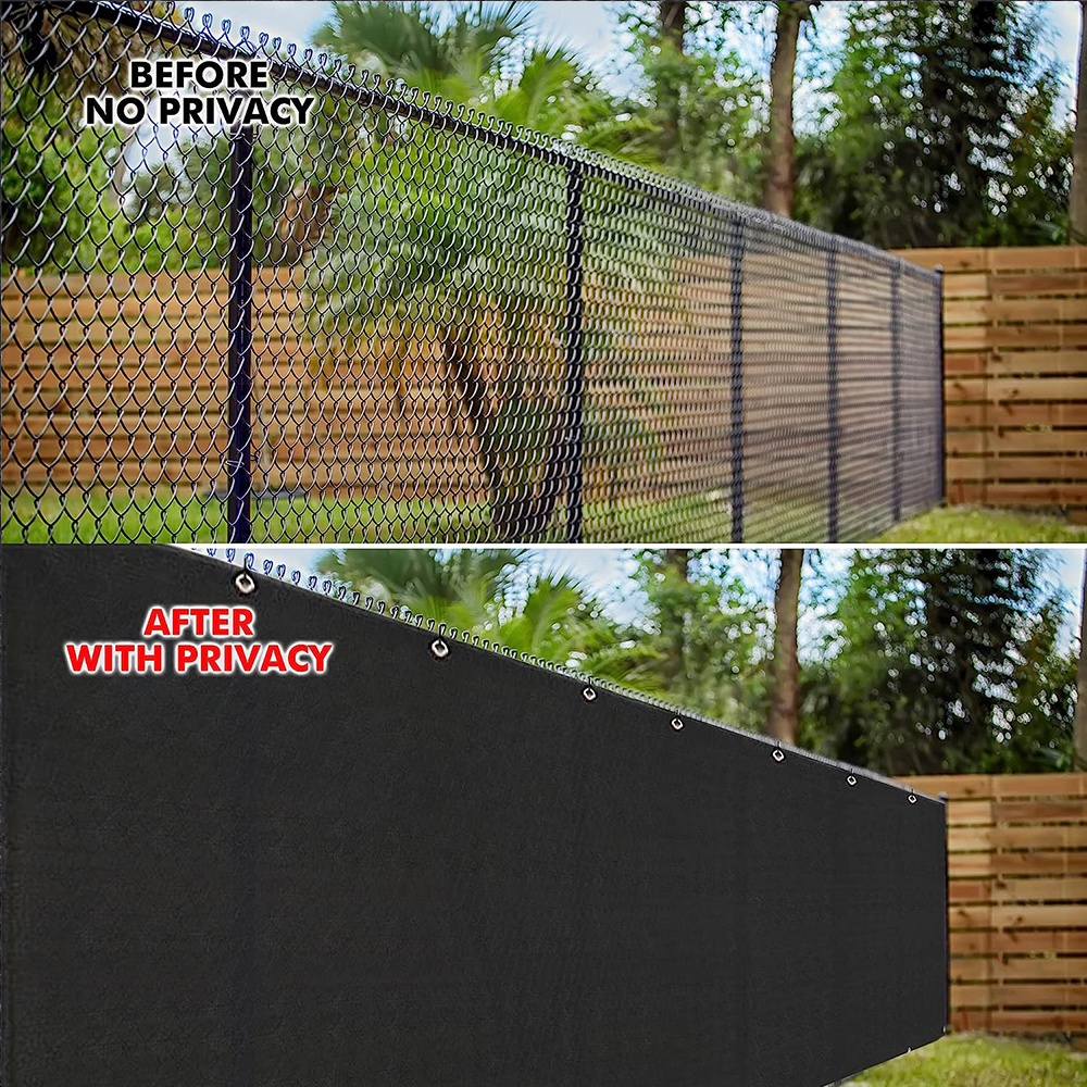 Couverture d'écran de confidentialité de balcon, écrans de jardin avec attaches de câble, tissu d'ombrage imperméable pour Patio extérieur, appartement, arrière-cour
