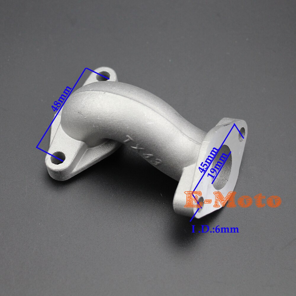 Pz19 19mm förgasare insugningsrör grenrör med packning skruvsats för 50 70 90 110 125cc pit dirt bike atv quad  z50