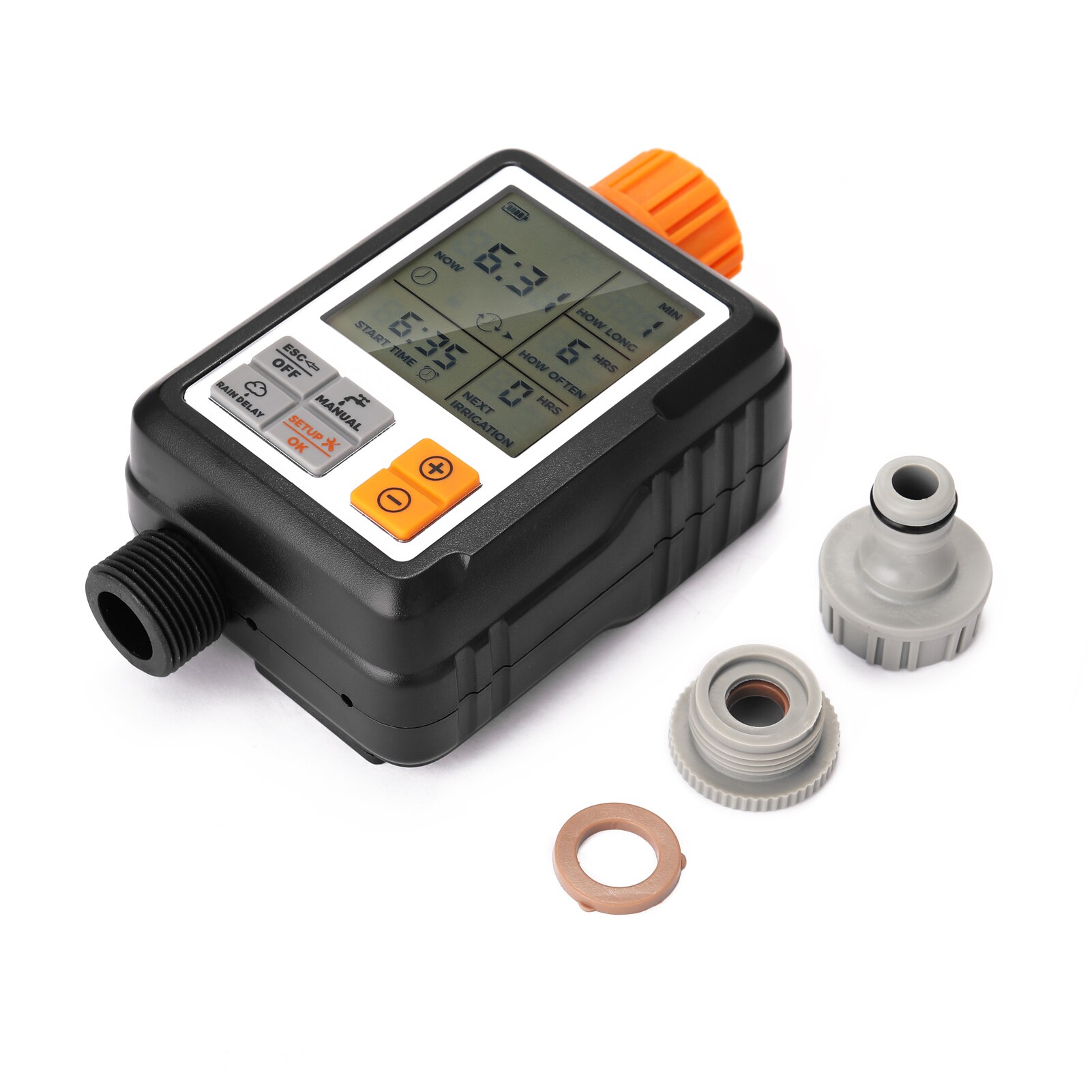 Large Screen Multifunctional Timing Watering Device Outdoor Garden Sprinkler Controller Intelligent Automatic Watering Timer