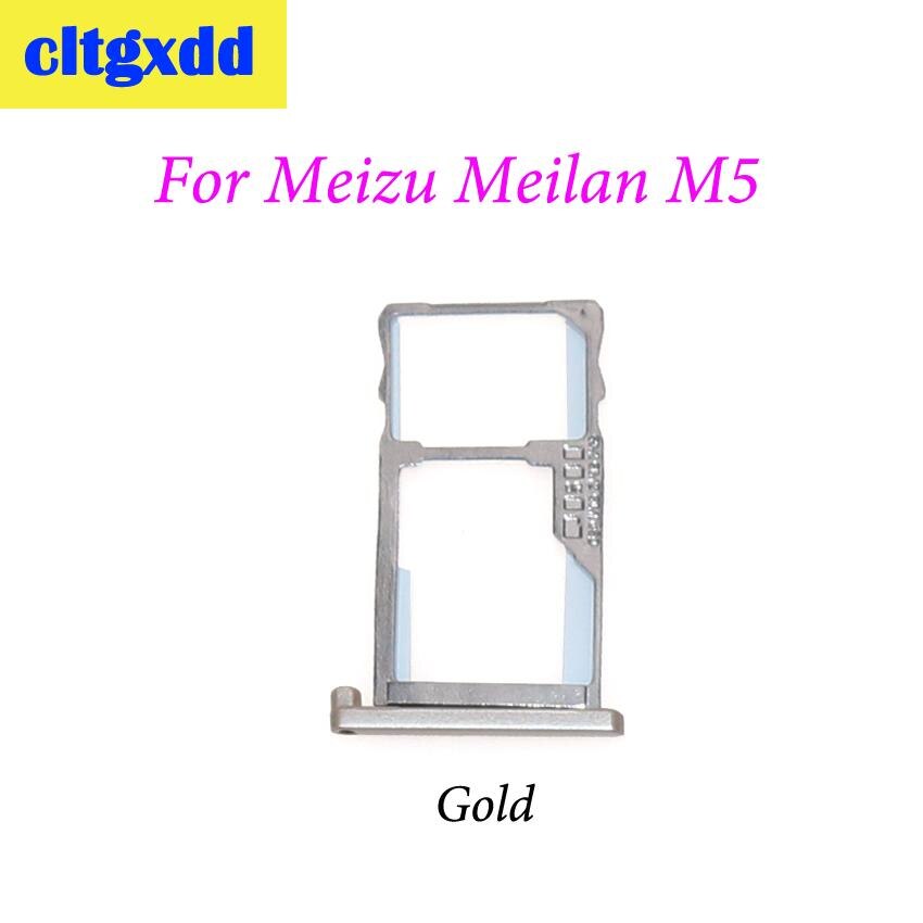 Cltgxdd SIM Halfter Slot Adapter Tablett Für Meizu Meilan M5 M6 Sim Karte Adapter Ersatz Teile: Pro M5 Gold