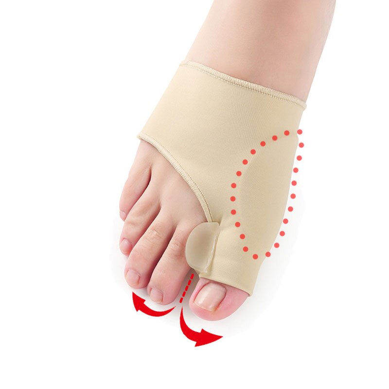 Hallux Valgus Correctie Mouw Voeten Zorg Speciale Grote Teen Bone Silicone Ring Voet Duim Orthopedische Brace Verlichten Voet Duim Pijn