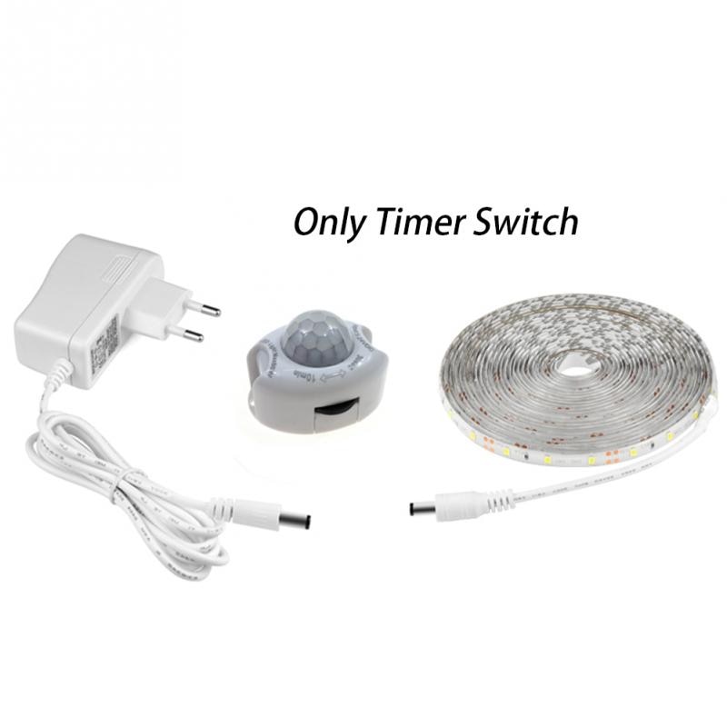 Dc5-24v led lys automatisk tænd/sluk infrarød kropsstrimmel pir led lampe hjemme soveværelse intelligent bevægelsessensor timerkontakt