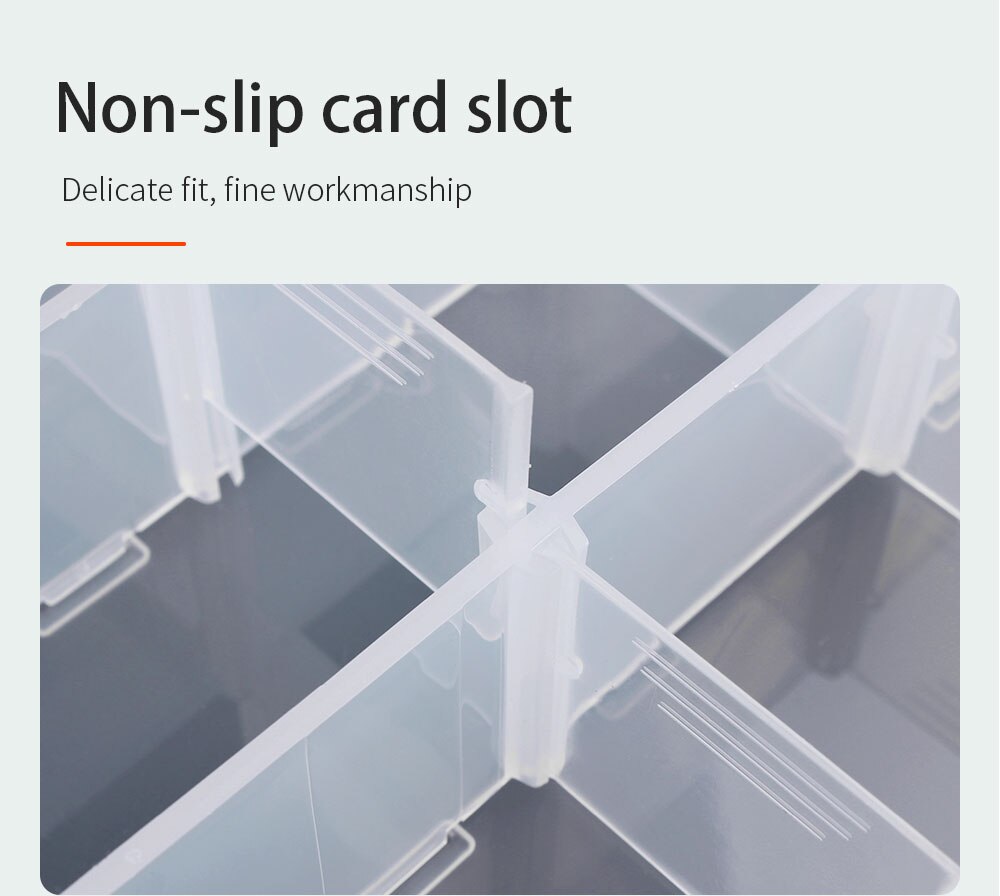 Luxianzi Transparante Plastic Opslag Gereedschap Doos Met Handvat Verstelbare Reparatie Toolbox Hardware Schroef Stofdicht Organizer Case