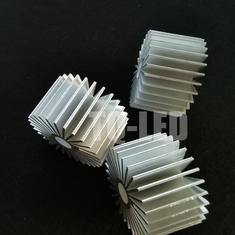 40mm*25mm køleplader i aluminium 3w 5w højeffekt led billampe radiator