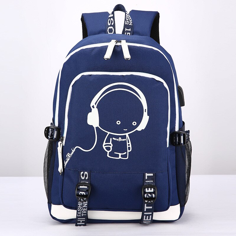 USB cartables pour filles adolescents sac à dos femmes Bookbags grande capacité moyen collège adolescent cartable