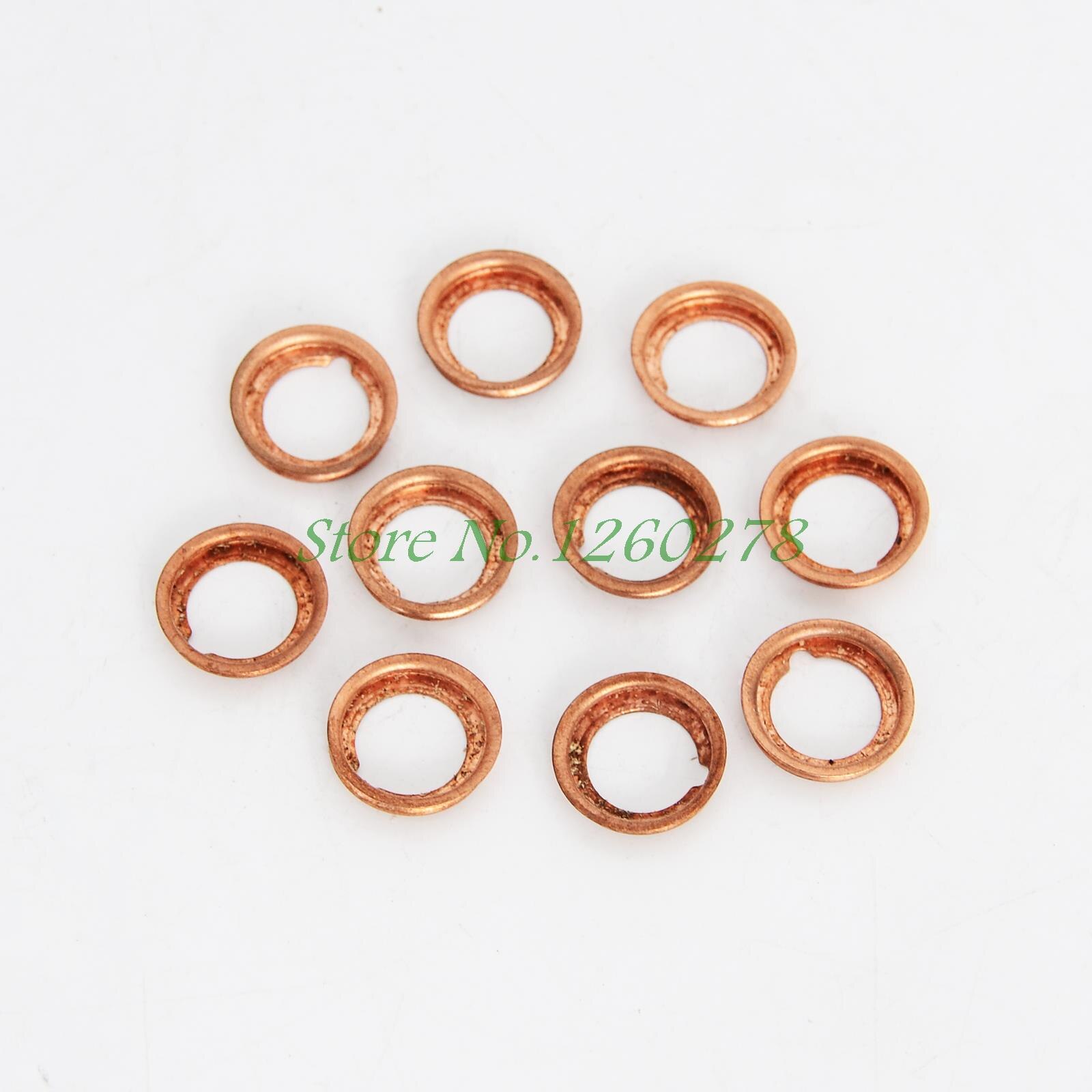 10PC Oil Drain Plug Crush Washer Gaskets 11026-01M02 For NISSAN