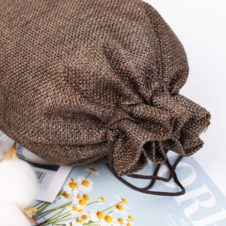 Handgemaakte Linnen Opslag Pakket Tas Tasje Kleine Portemonnee Reizen Vrouwen Kleine Doek Tas Christmas Pouch Decoratie