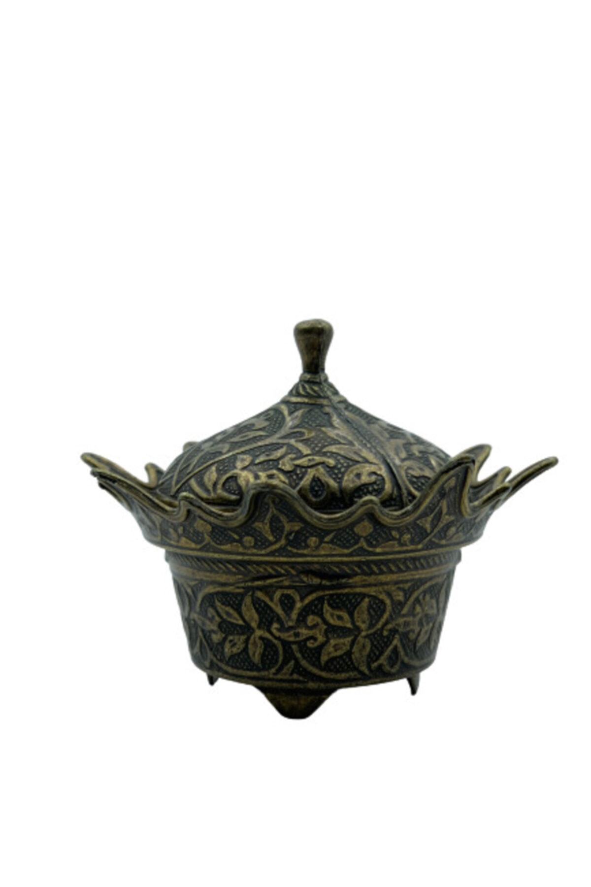 Copper Sugar Bowl With Spoon Set