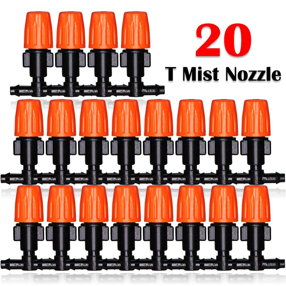 30-50M DIY Garden Drip Irrigation System Automatic Watering 1/4'' Hose Micro Watering Kits Adjustable Drippers Greenhouse: Dark Khaki