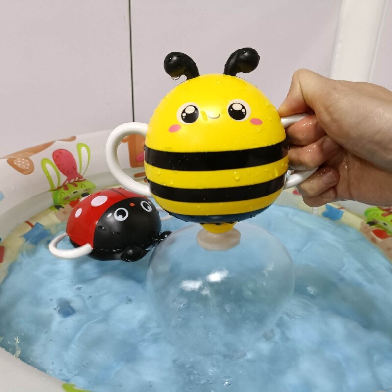 Bad Tijd Speelgoed Cartoon Douche Bee/Lieveheersbeestje Sprinkler Voor Baby Zwembad Strand Spelen