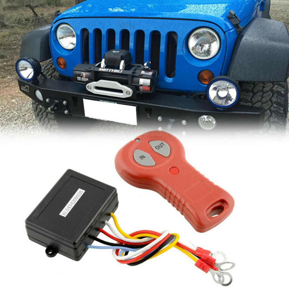 Wireless Winch Remote Control Kit Fit for Jeep ATV SUV Offroad