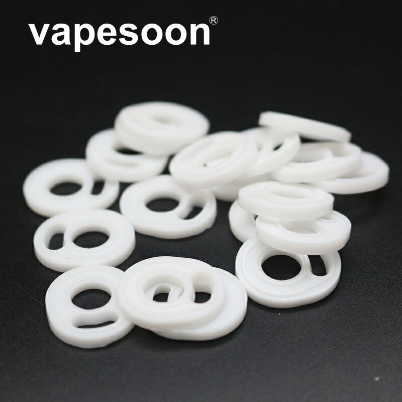 10PCS VapeSoon White Seal O Ring Silicon Ring For TFV16/TFV12 Prince /Sktick V9 max /Baby V2 Tank ETC