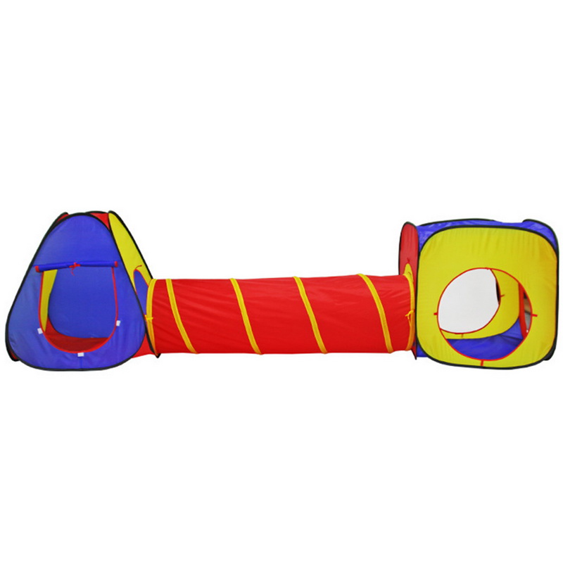 LOOZYKIT Styles Foldable Children's Toys Tent Three-in-one Crawling Tunnel Toy Ball Pool Outdoor Game Large Tent Play House Toys