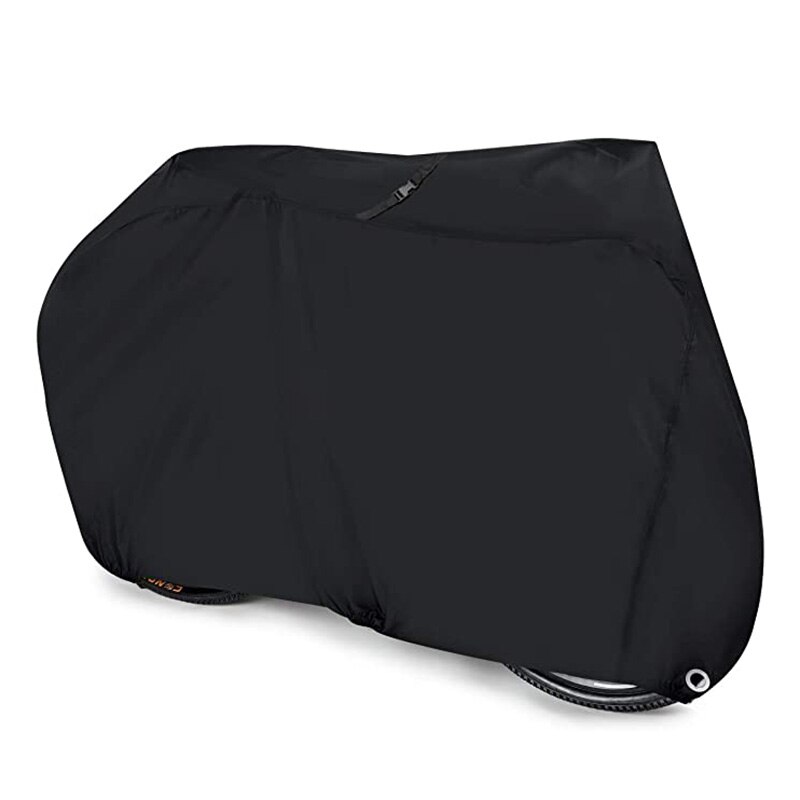 Fiets Beschermhoes S-XL Size Waterdichte Motor Fiets Cover Stofdicht Uv Beschermende Outdoor Fietsen Fiets Regenhoes: Black / S