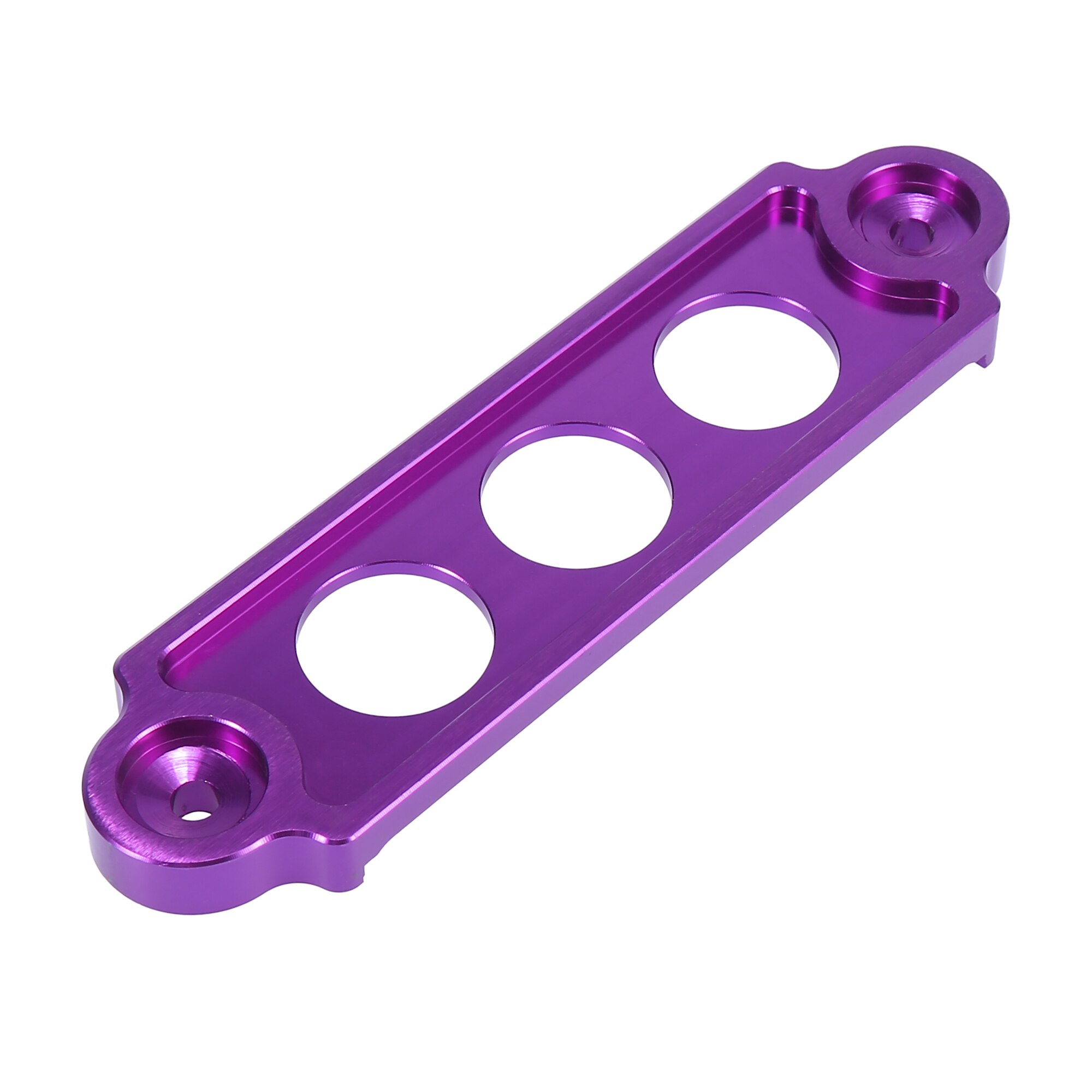 Soporte Universal para sujetar batería de coche, accesorio hueco de aleación de aluminio, 145mm, 190mm, color azul