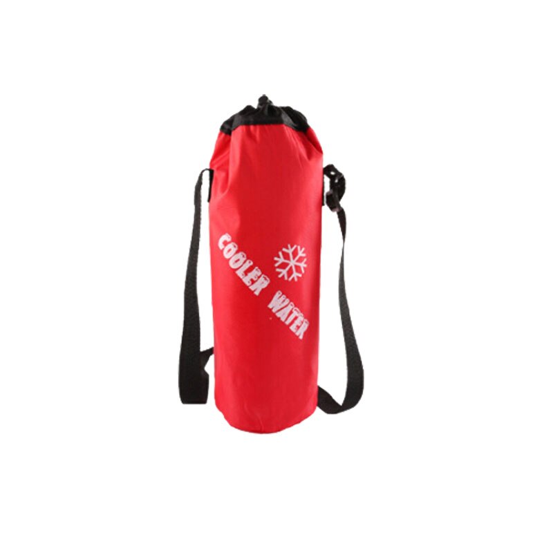 Draagbare Fles Bag Geïsoleerde Thermische Ice Cooler Warmer Lunch Voedsel Bolsa Picknick Isolatie Thermos Tas Voor Man Vrouwen: red
