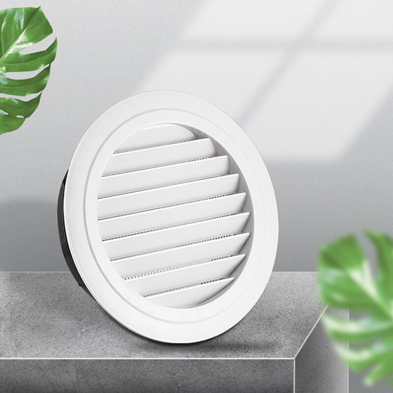 Couvercle de ventilation décoratif, grille de Ventilation ronde, sortie avec écran intégré pour mur, plafond, couvercle de ventilation, outil de cuisine