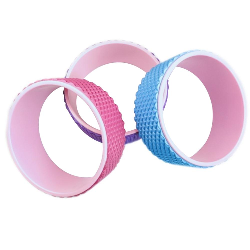 Yoga Wheel - Pilates Back Roller - 3D Massage Training Tool - Bodybuilding & Beginner Workout