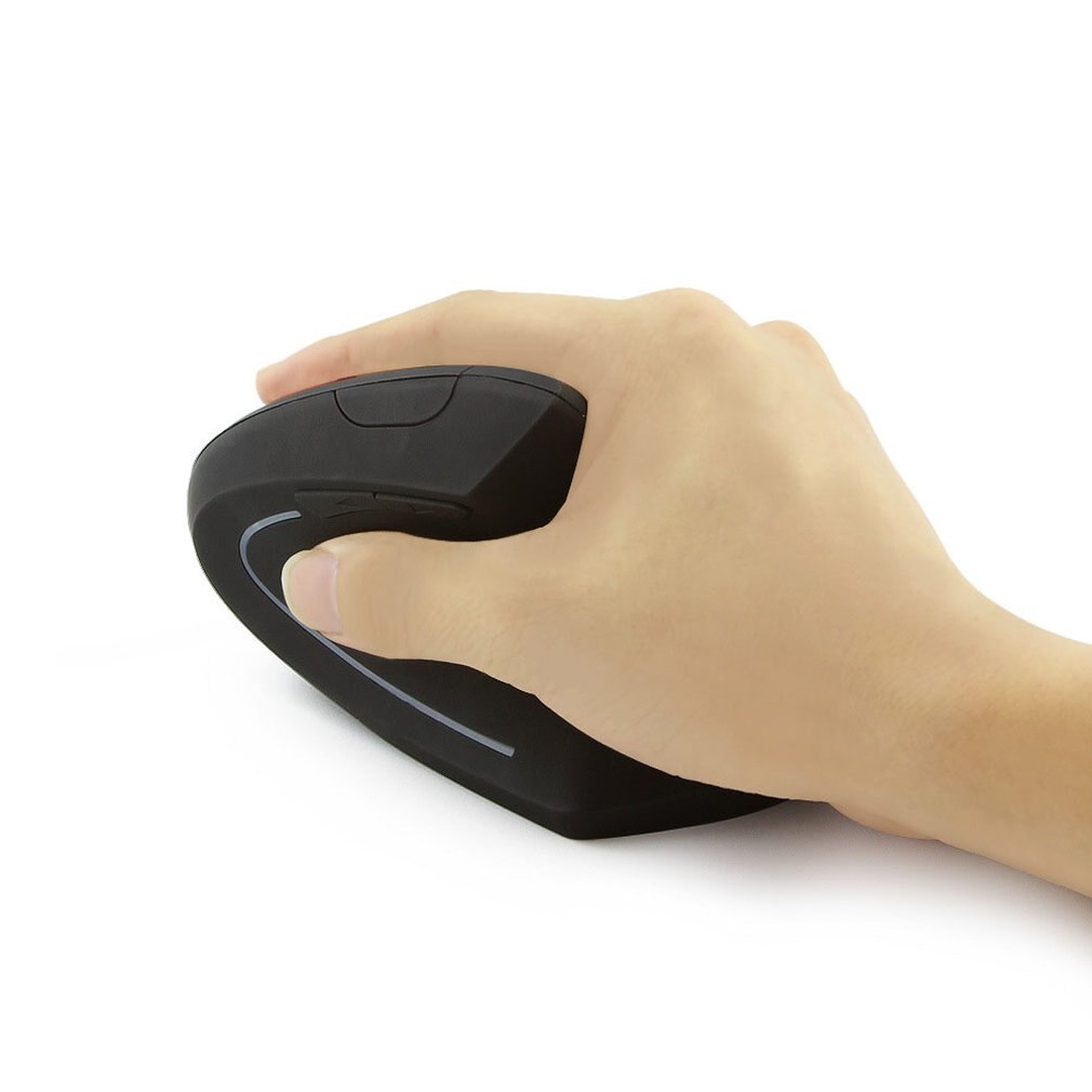Ergonomic Vertical 3D Mouse Notebook Pc Usb Mouse Cordless Power-Saving Computer Laptop Mouse Wireless