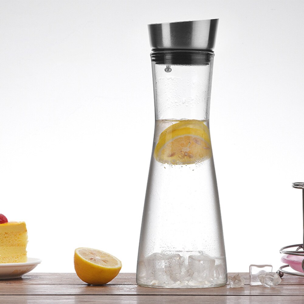 Recipiente de cristal resistente al calor, Portable, transparente, a prueba de agua, soporte para té, 1 Uds.