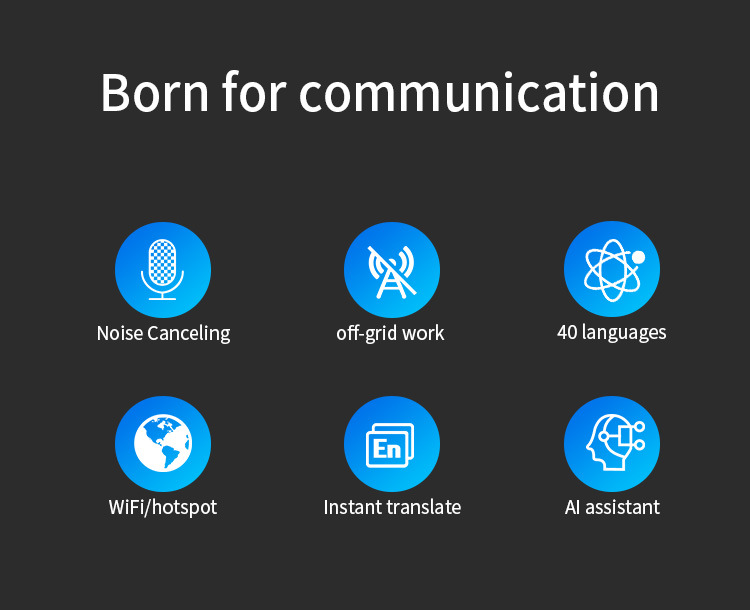 Two Way Wifi Smart Instant Voice language Translator Meeting Russia Arabic Learning Travel Tool Over 40 Language Translator