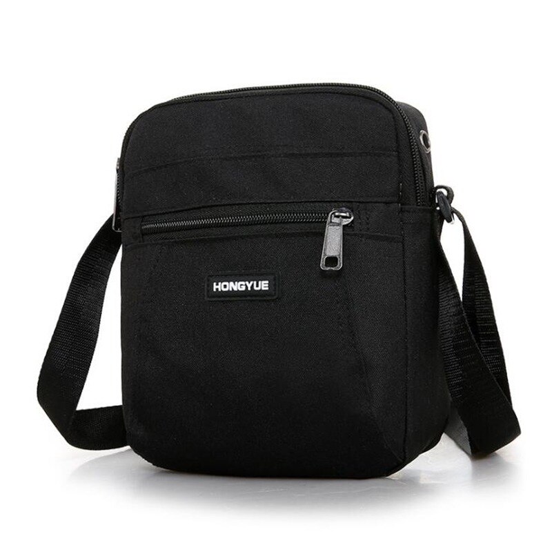 Mannen Taille Crossbody Messenger Schoudertassen Reistas Man Portemonnee Kleine Sling Pack Voor Werk Business Mannen tas: black