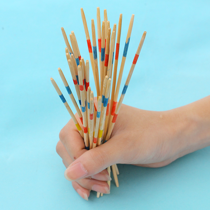 Houten Speelgoed Pick Up Sticks Puzzel Spel Multiplayer Board Stok Kids Educatief Interactieve LearningToy Voor Kinderen