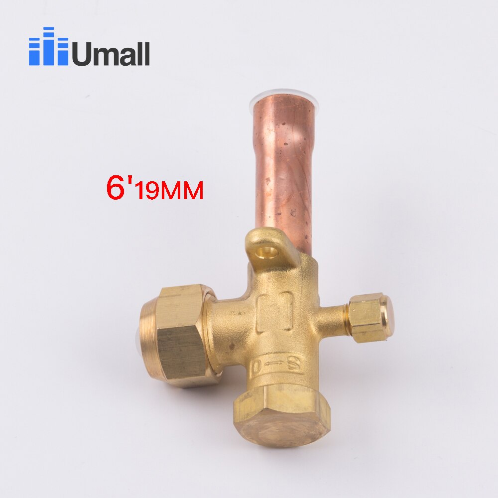 3 way 4 way service valve for Air conditioning fitting reverse high and low pressure air conditioner release valve