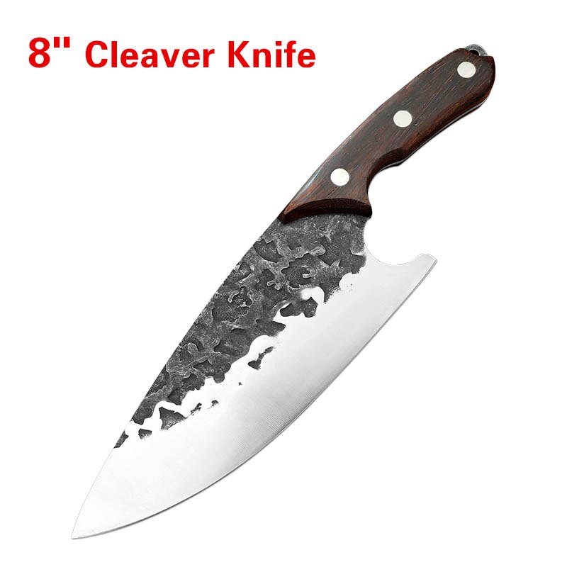 Kitchen Knife Boning Chef Knives Sharp Stainless Steel Japanese 5CR15 High Carbon Cooking Tools Cleaver Knife: Style D