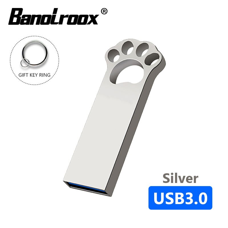 Banolroox USB 3,0-Sticks Usb-Stick 128gb флешка usb pen drive 64gb 32gb 16gb 8gb kreative metall USB 3 0 stick hohe geschwindigkeit: 128GB