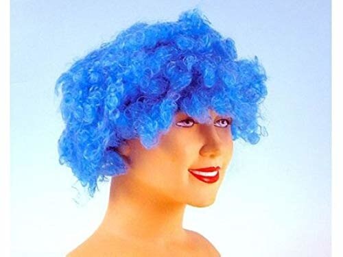 Atosa Peluca de Payaso Rizada: blue
